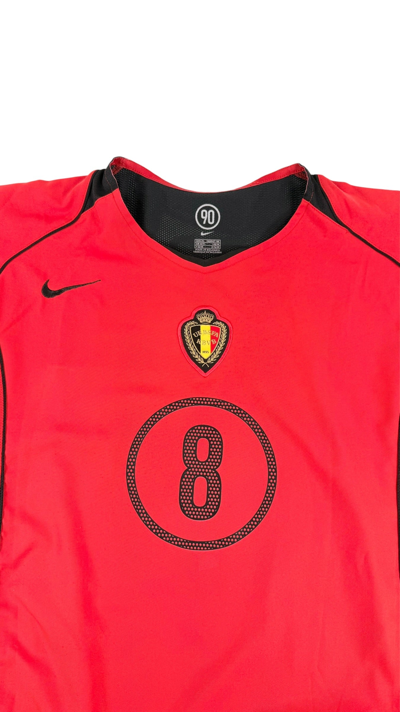 BELGIUM 2004/05 HOME SHIRT - #8 GOOR (SIZE XL)