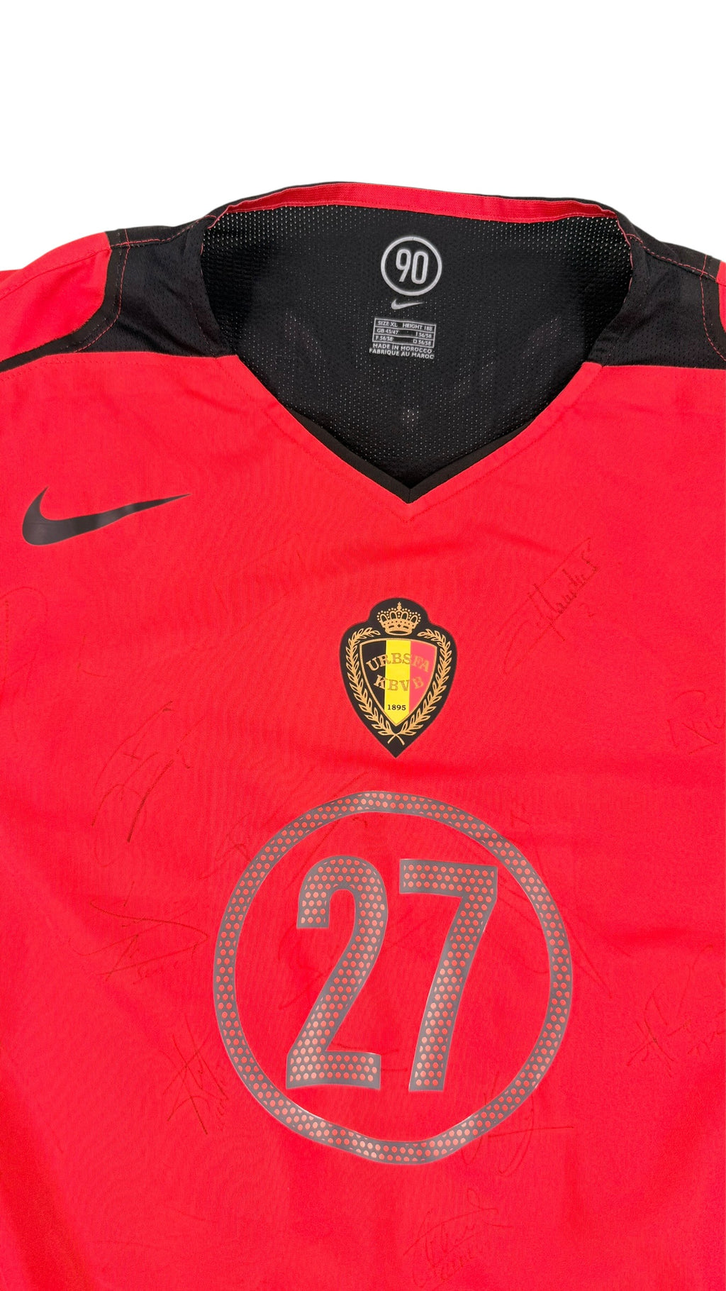 Belgium 2004/05 home shirt Kompany