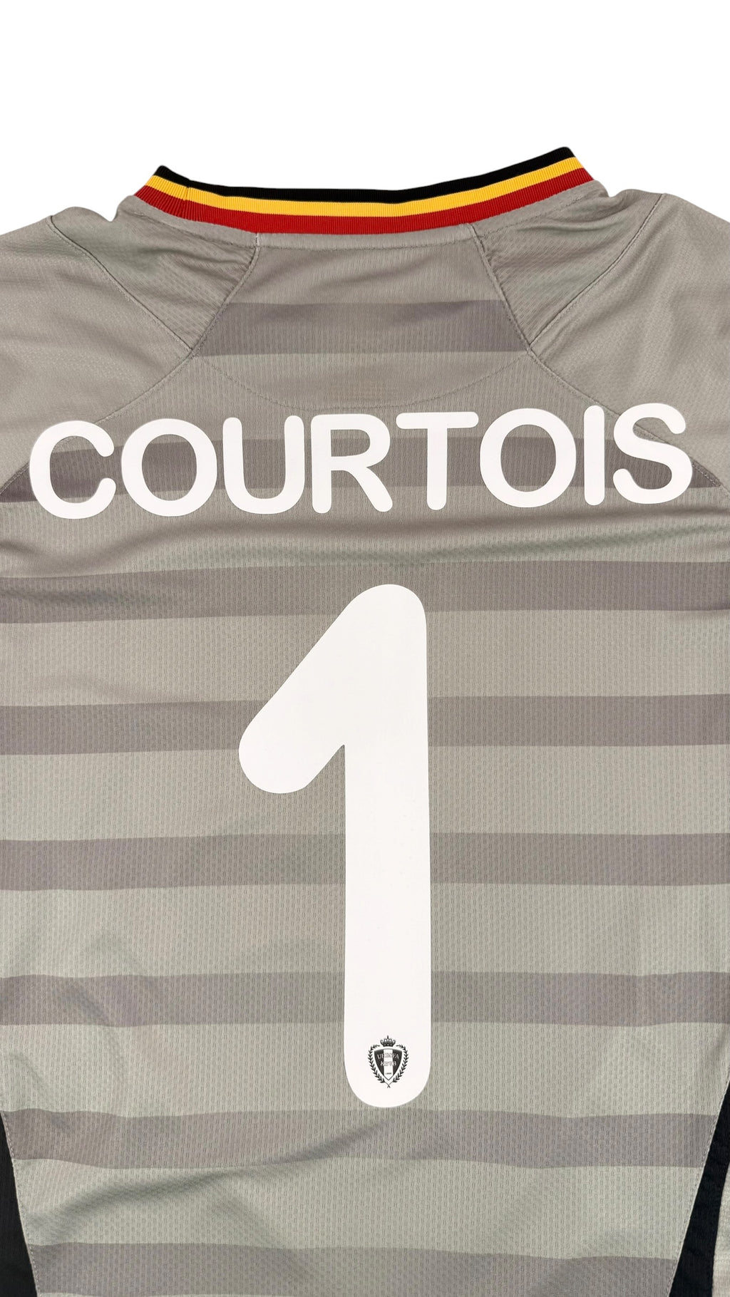 BELGIUM 2014 GK SHIRT - PLAYER ISSUE #1 COURTOIS (SIZE XL)