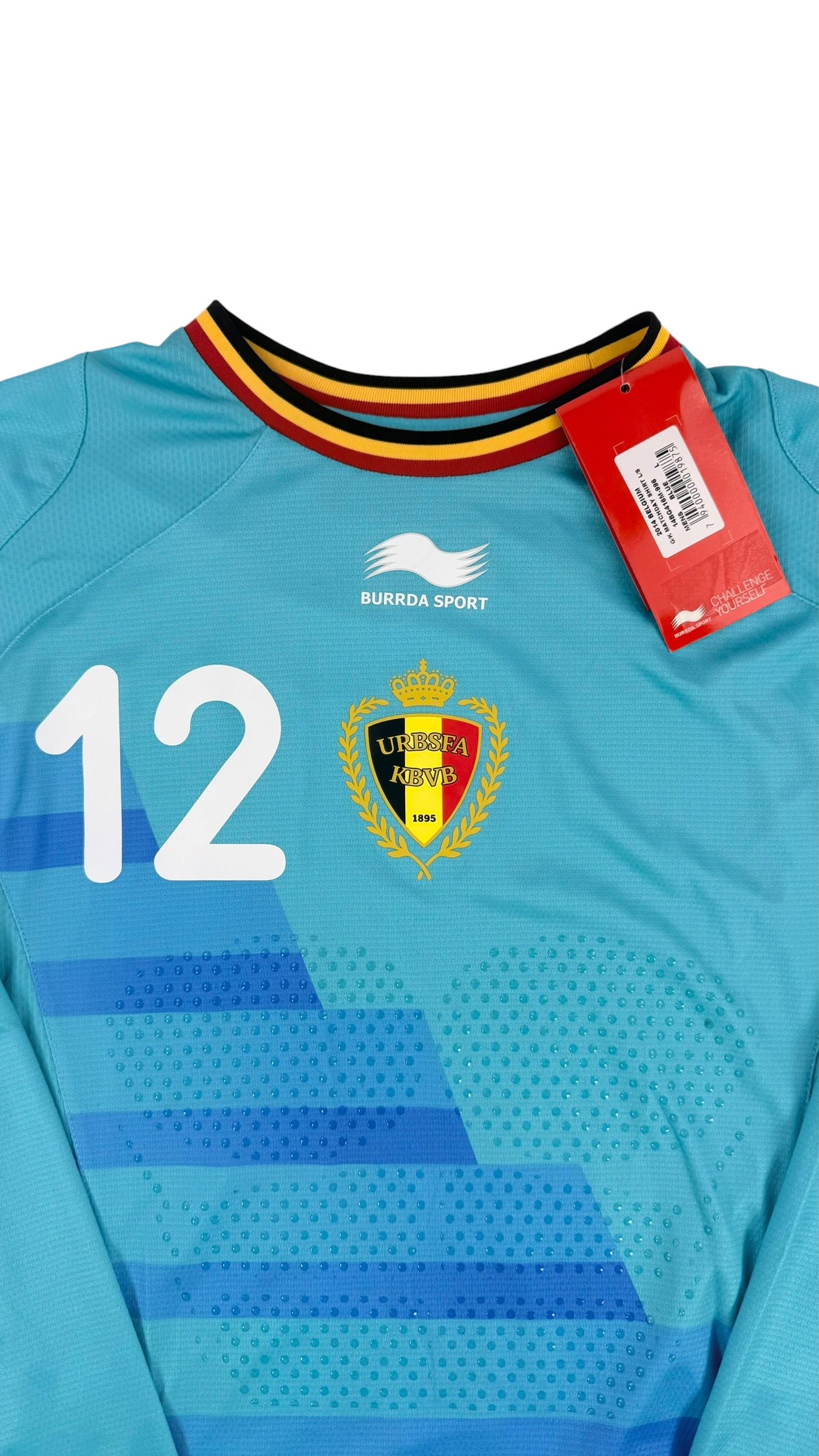 BELGIUM 2014 GK SHIRT - PLAYER ISSUE #1 MIGNOLET (SIZE XL) BNWT