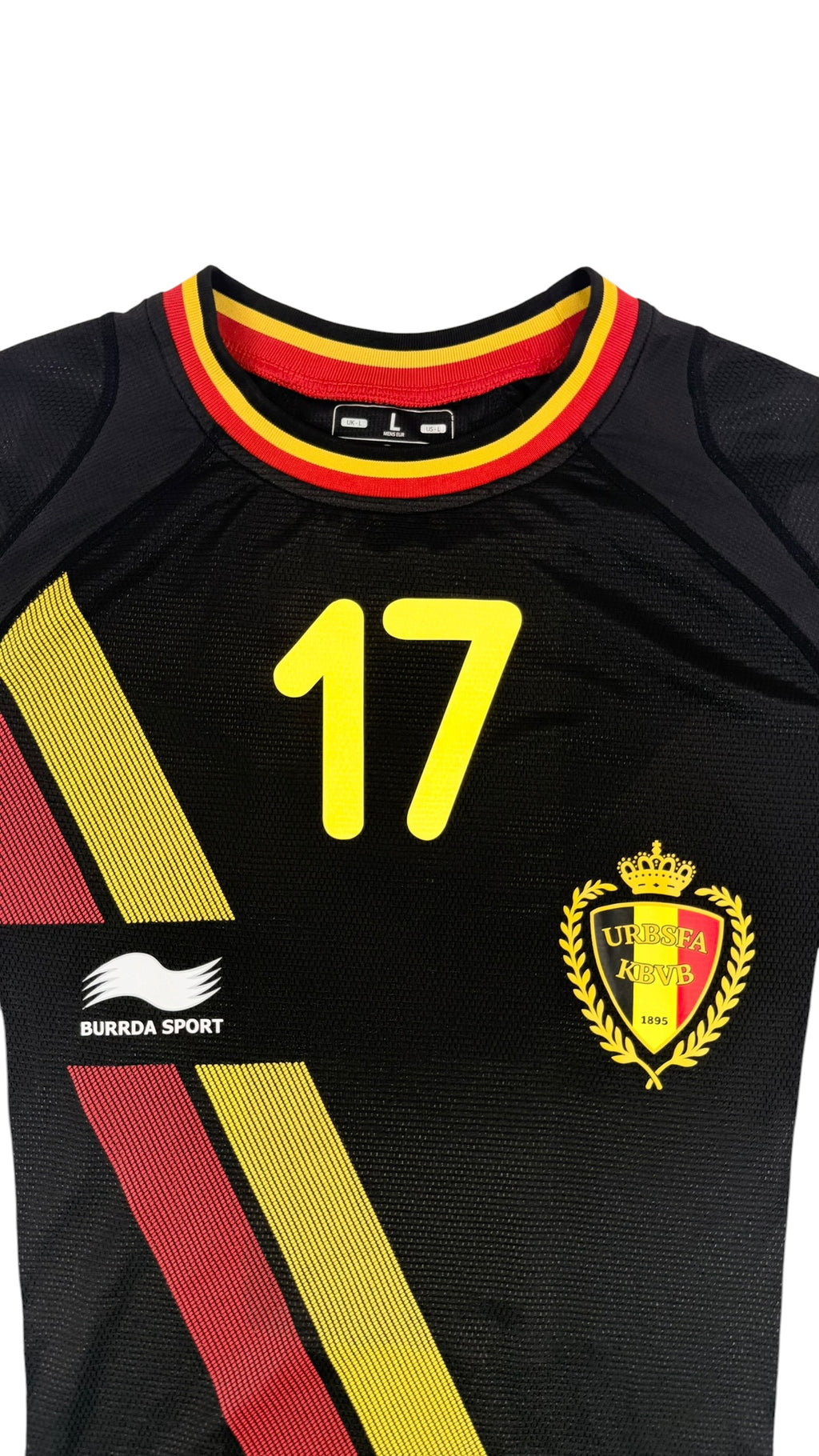 BELGIUM 2014 AWAY SHIRT - PLAYER ISSUE #17 ORIGI (SIZE XL)