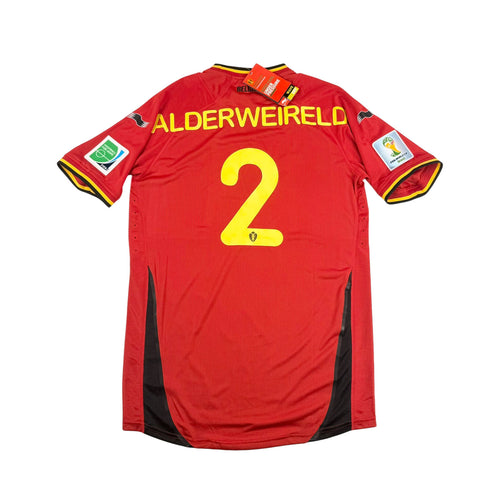 Belgium 2014 home shirt Alderweireld player issue new