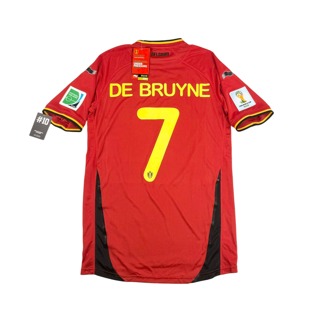 Belgium 2014 home shirt De Bruyne player issue new