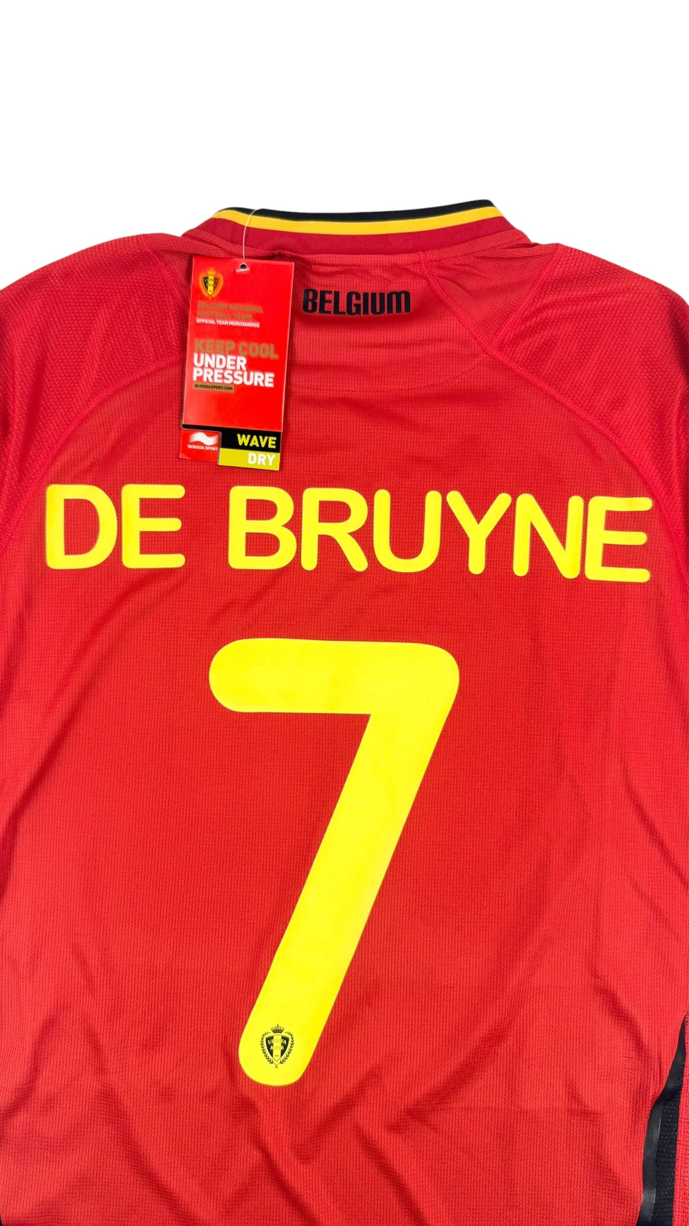Belgium 2014 home shirt De Bruyne player issue new