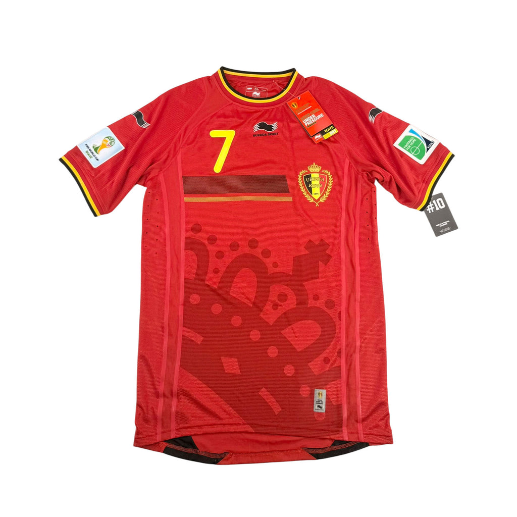 Belgium 2014 home shirt De Bruyne player issue new