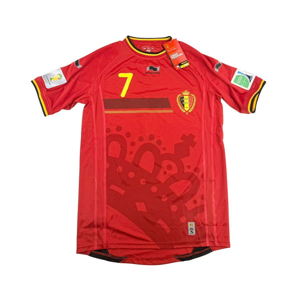 Belgium 2014 home shirt De Bruyne player issue new