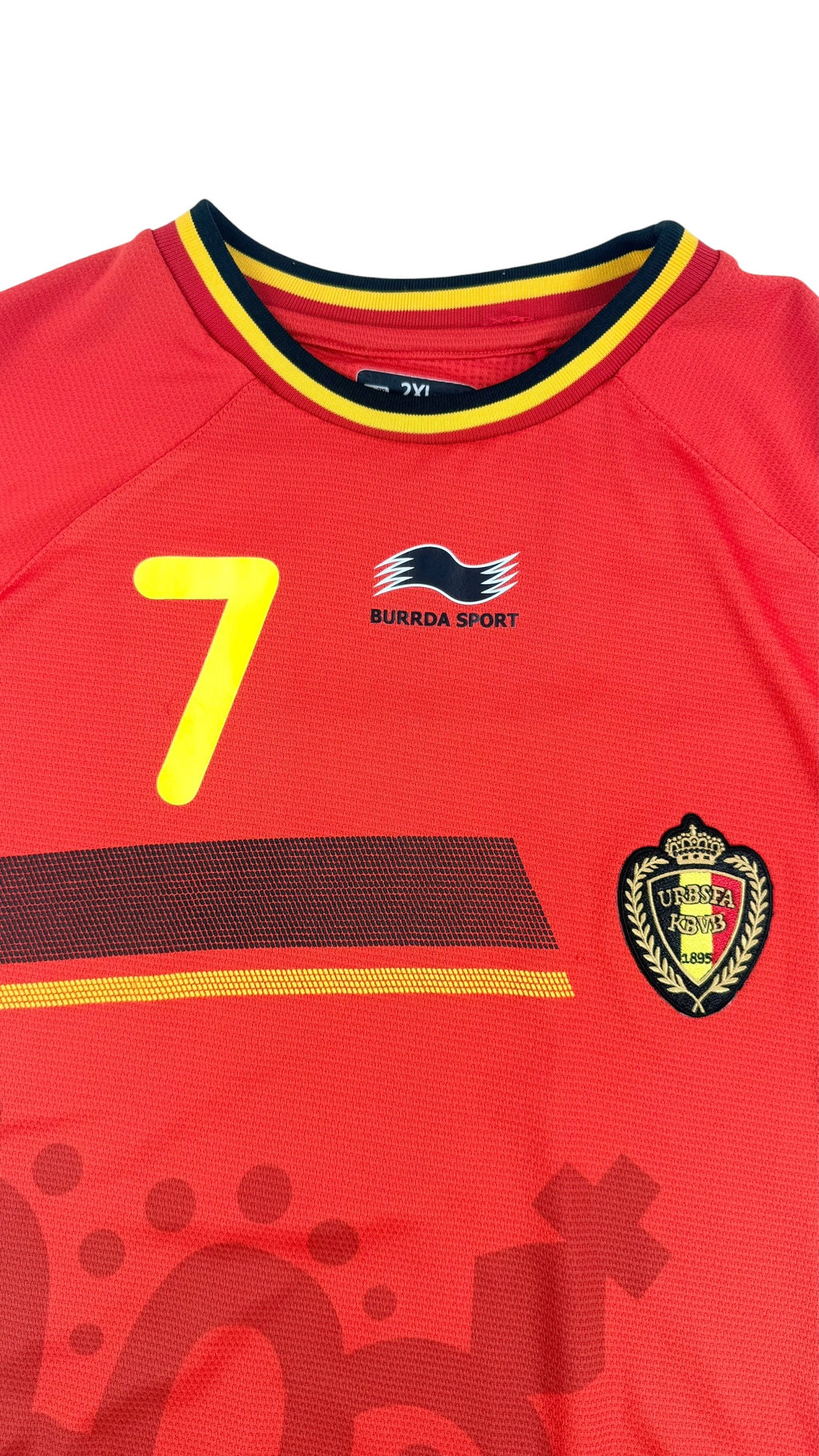 BELGIUM 2014 HOME SHIRT - #7 DE BRUYNE (SIZE XL)