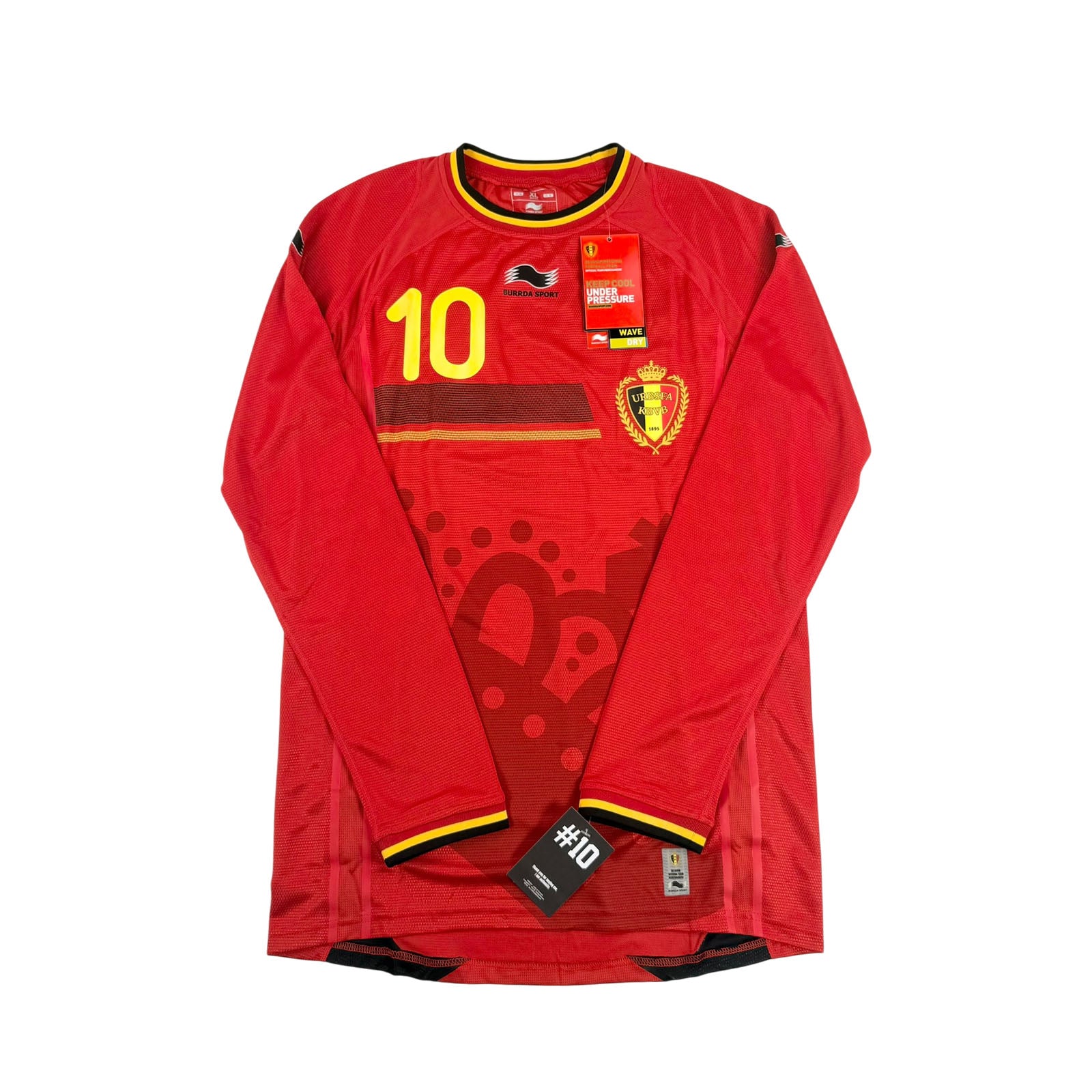 Belgium 2014 home shirt Hazard player issue new