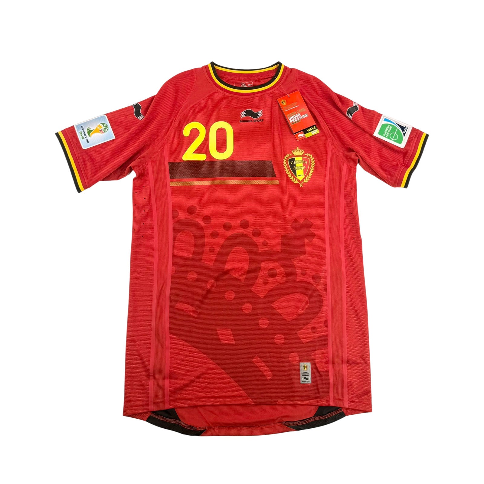 Belgium 2014 home shirt Januzaj player issue new