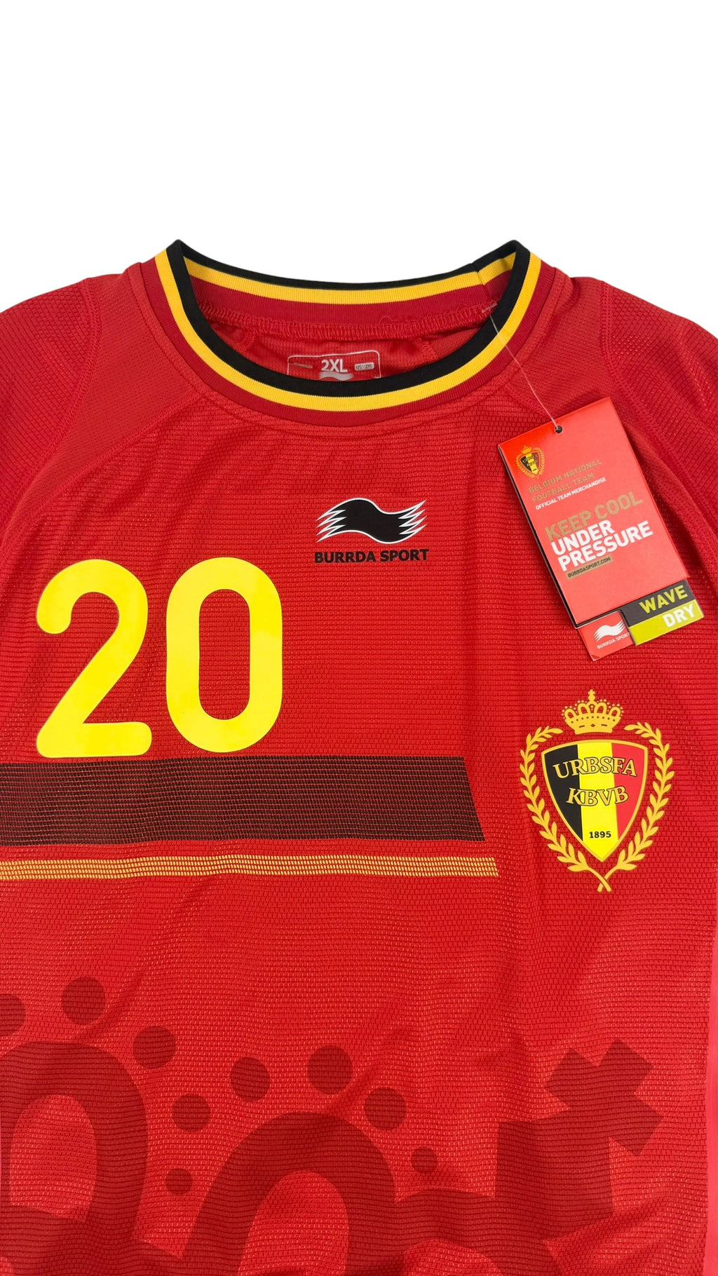 BELGIUM 2014 HOME SHIRT - PLAYER ISSUE #20 JANUZAJ (SIZE XXL) BNWT