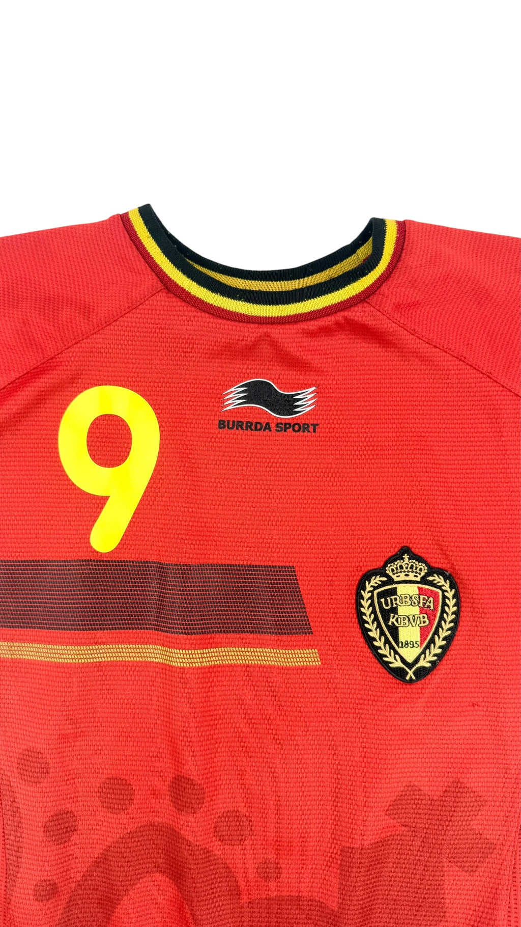 BELGIUM 2014 HOME SHIRT - #9 LUKAKU (SIZE S)