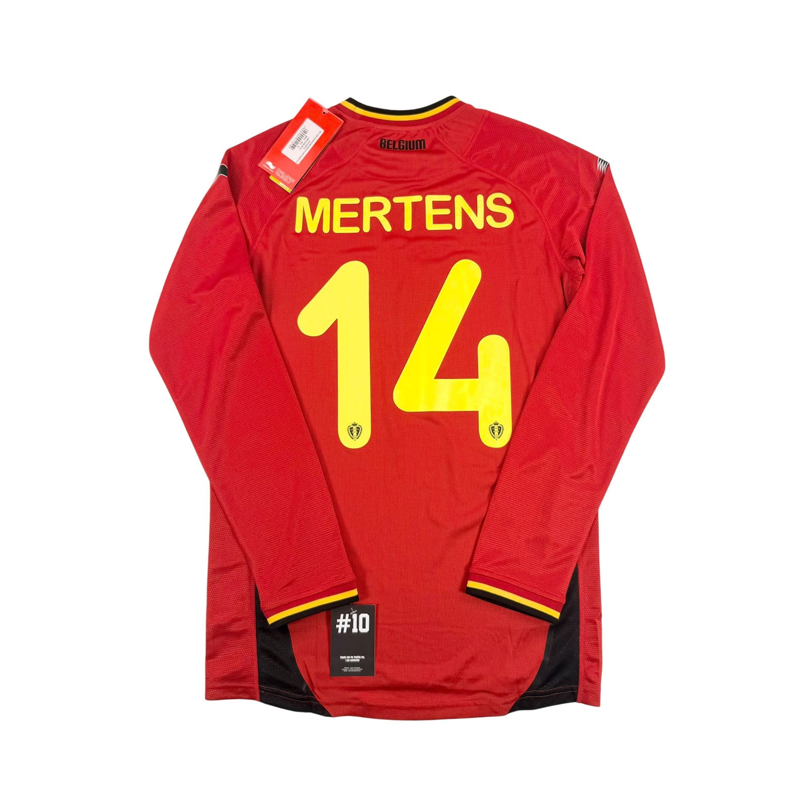 Belgium 2014 home shirt Mertens player issue