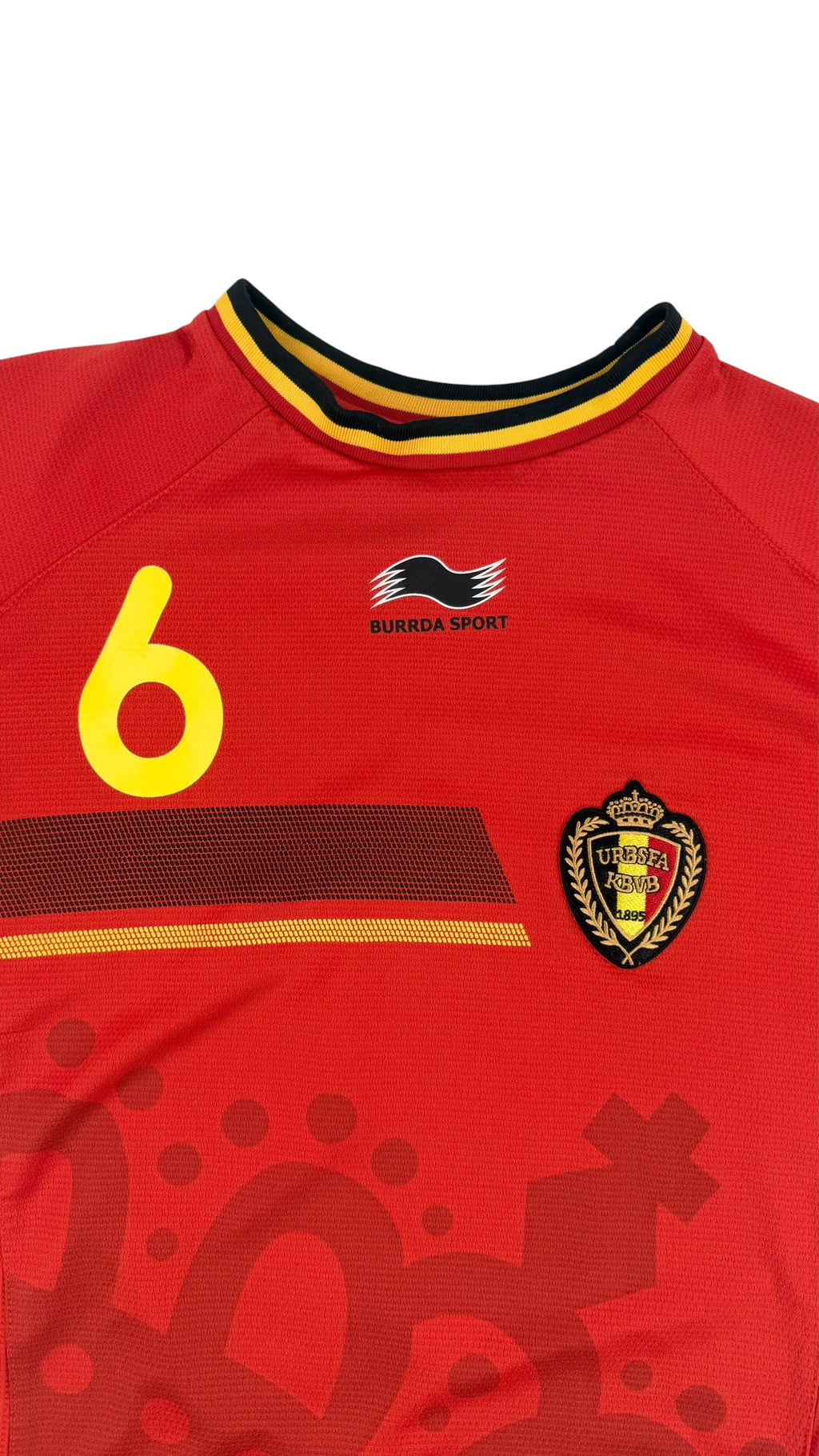 BELGIUM 2014 HOME SHIRT - #6 WITSEL (SIZE L)