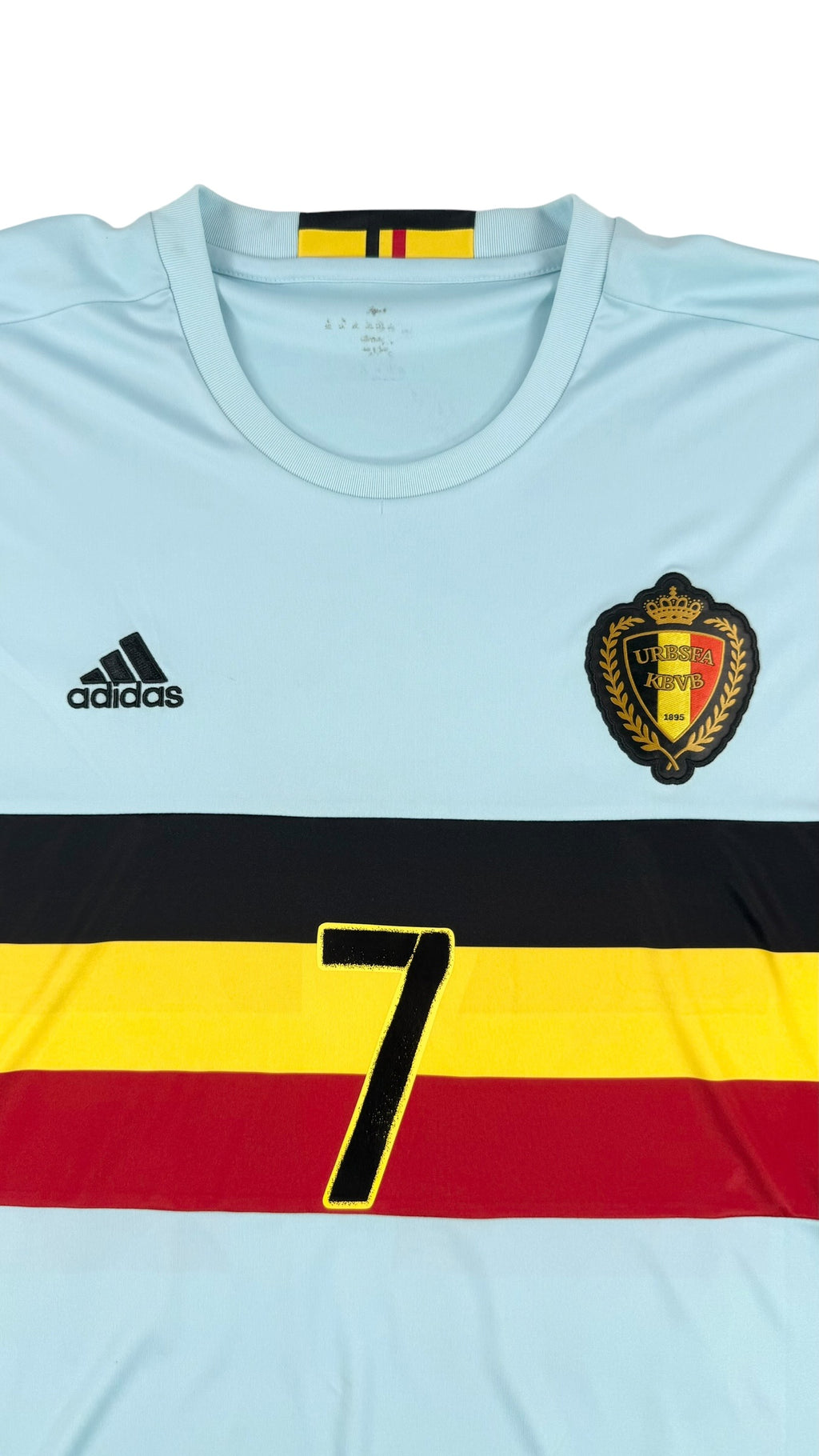 BELGIUM 2016/17 AWAY SHIRT - #7 DE BRUYNE (SIZE XL)