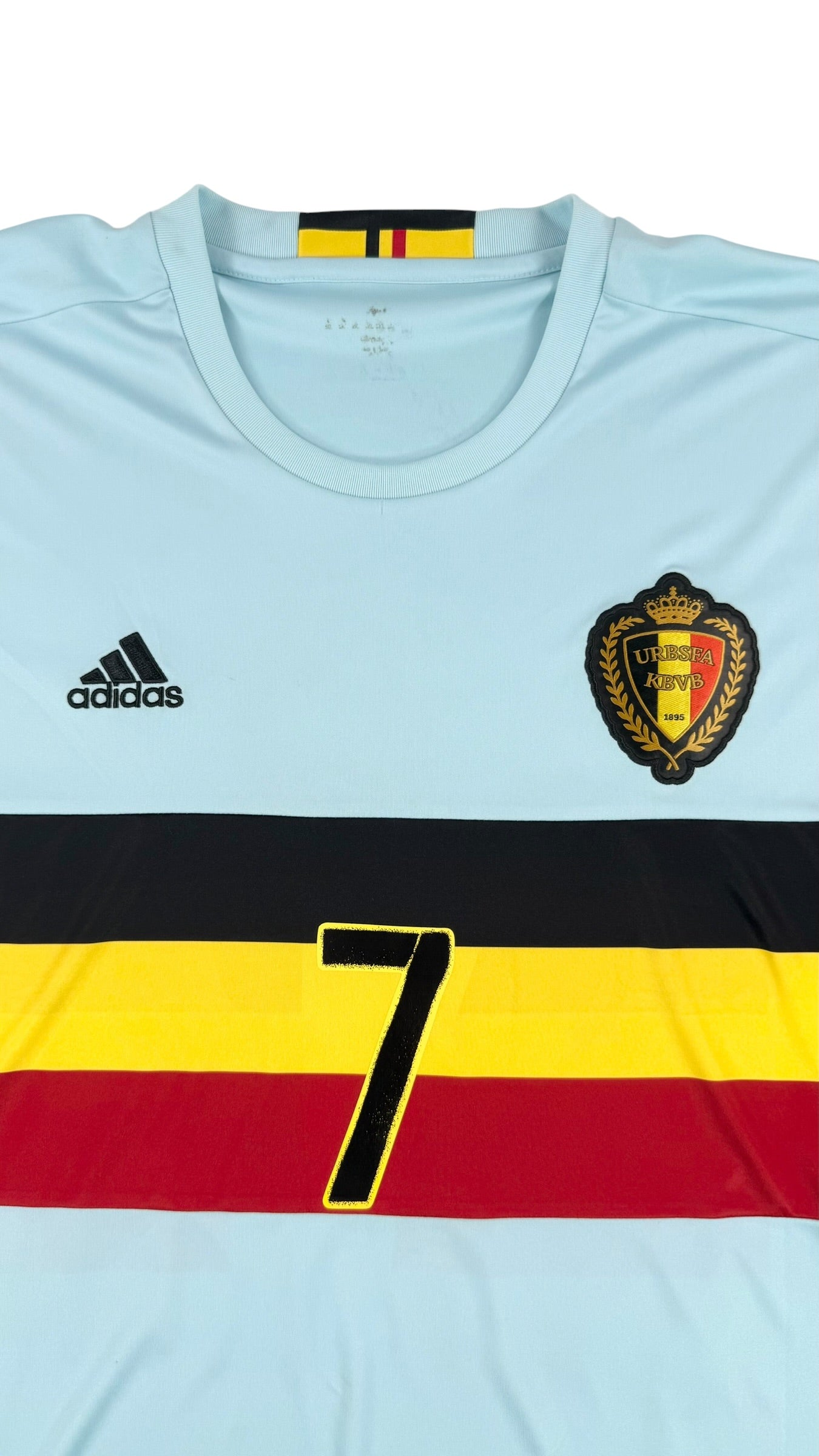 BELGIUM 2016/17 AWAY SHIRT - #7 DE BRUYNE (SIZE XL)