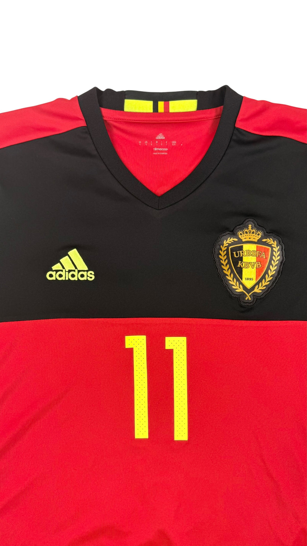 BELGIUM 2016/17 HOME SHIRT - #11 CARRASCO (SIZE S)