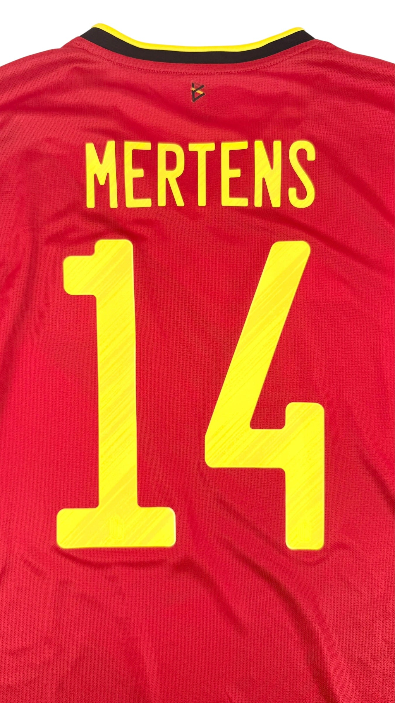 BELGIUM 2020/21 HOME SHIRT - #14 MERTENS (SIZE L)