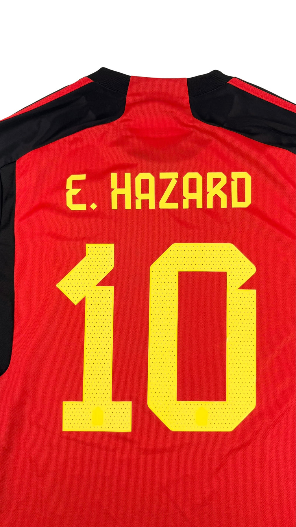 BELGIUM 2022/23 HOME SHIRT - #10 HAZARD (SIZE L)