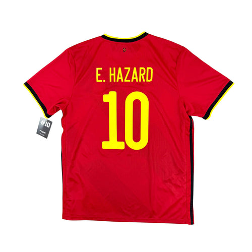BELGIUM 2020/21 HOME SHIRT - #10 E. HAZARD