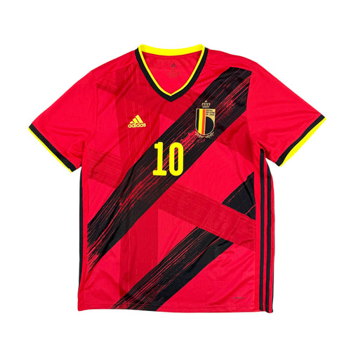 BELGIUM 2020/21 HOME SHIRT - #10 E. HAZARD