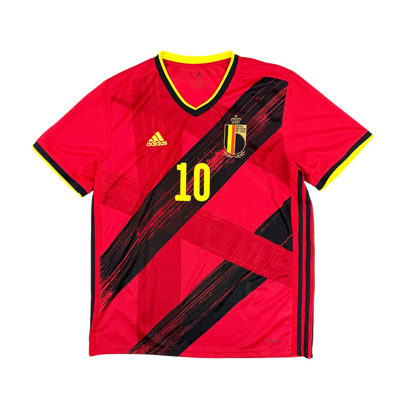 BELGIUM 2020/21 HOME SHIRT - #10 E. HAZARD
