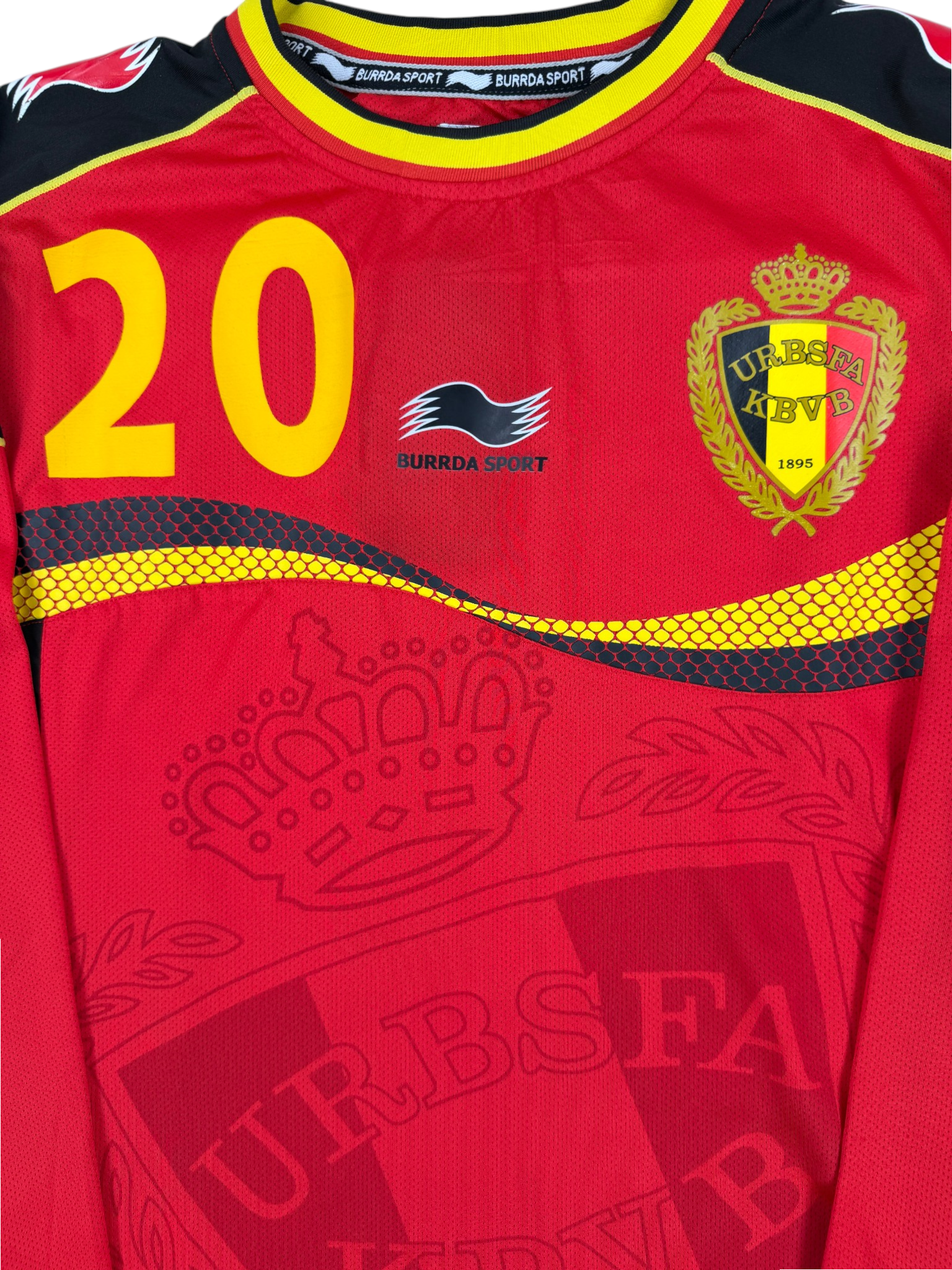 BELGIUM 2012/13 HOME SHIRT L/S - #20 (SIZE L)