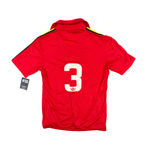 BELGIUM 1980 HOME SHIRT - MATCHWORN/ISSUED EUROS 1990 #3 MILLECAMPS