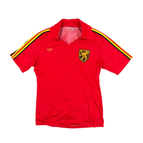 BELGIUM 1980 HOME SHIRT - MATCHWORN/ISSUED EUROS 1990 #3 MILLECAMPS
