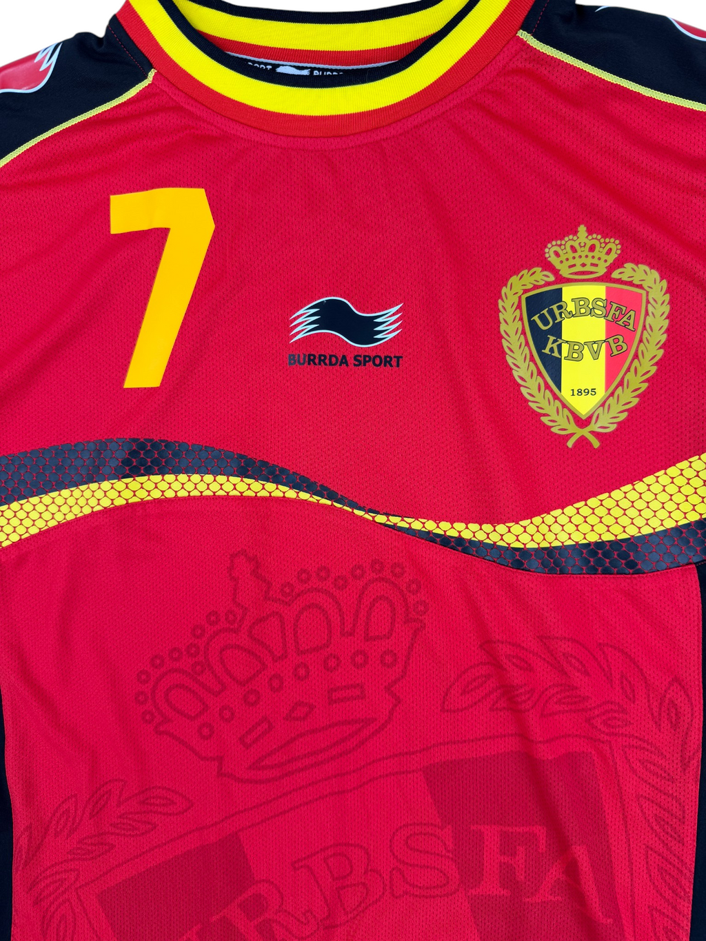 BELGIUM 2012/13 HOME SHIRT - PLAYER ISSUE #7 (SIZE XL)