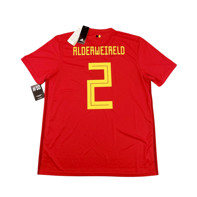 BELGIUM 2018/19 HOME SHIRT - #2 ALDERWEIRELD