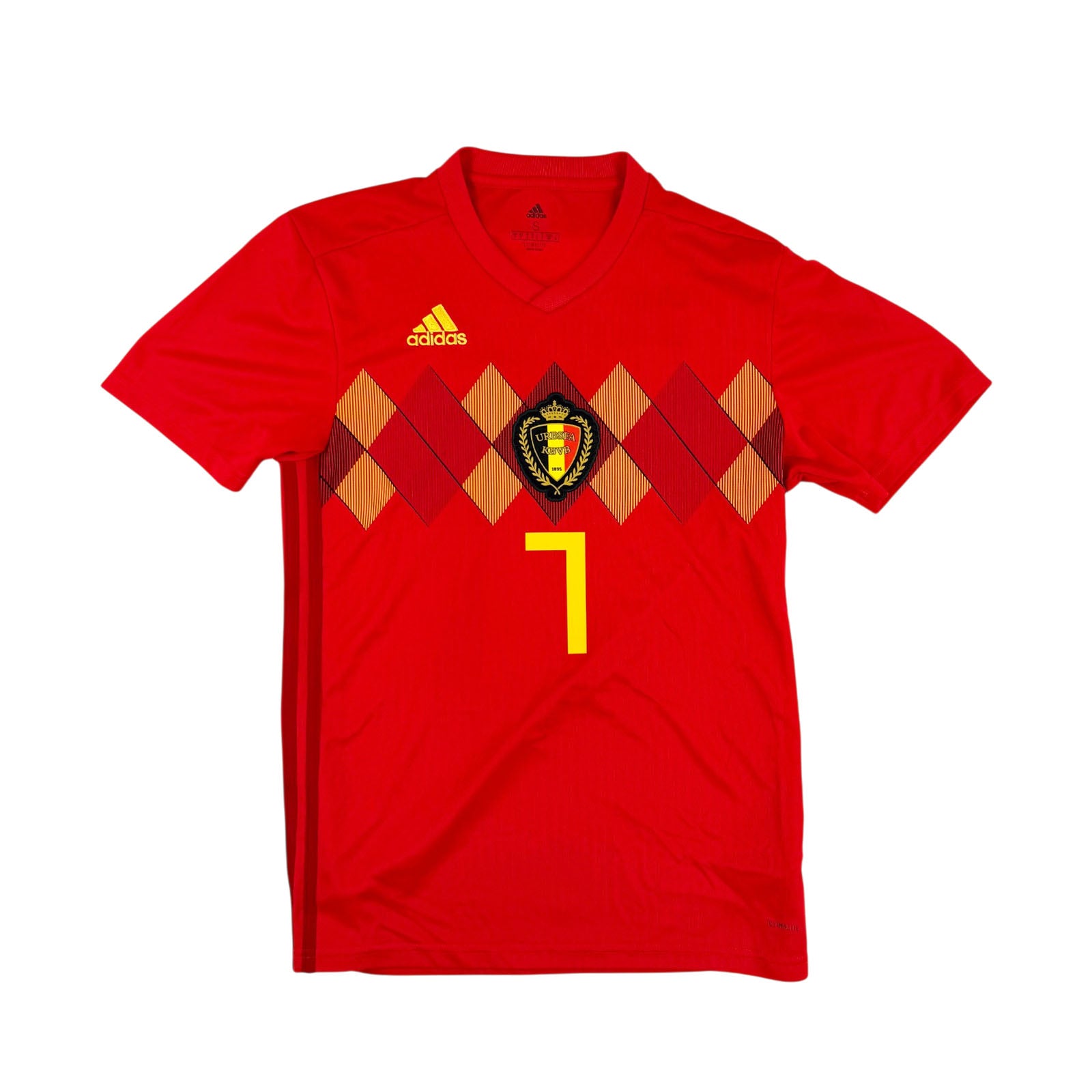 BELGIUM 2018/19 HOME SHIRT #7 DE BRUYNE 