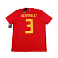 BELGIUM 2018/19 HOME SHIRT - #3 VERMAELEN
