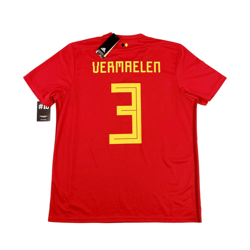BELGIUM 2018/19 HOME SHIRT - #3 VERMAELEN
