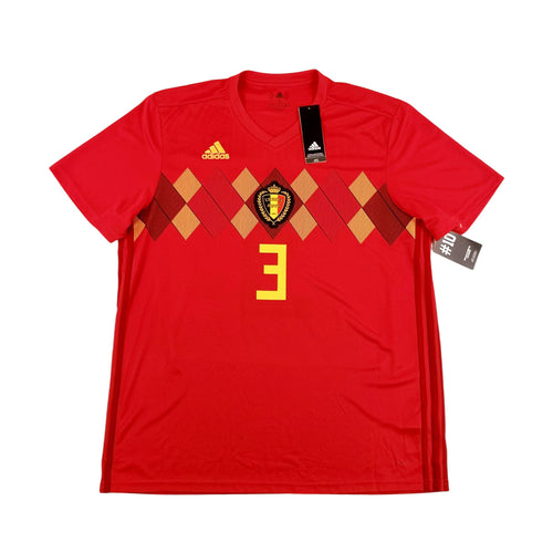BELGIUM 2018/19 HOME SHIRT - #3 VERMAELEN