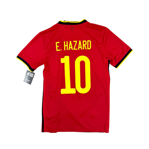 BELGIUM 2020/21 HOME SHIRT - #10 E. HAZARD