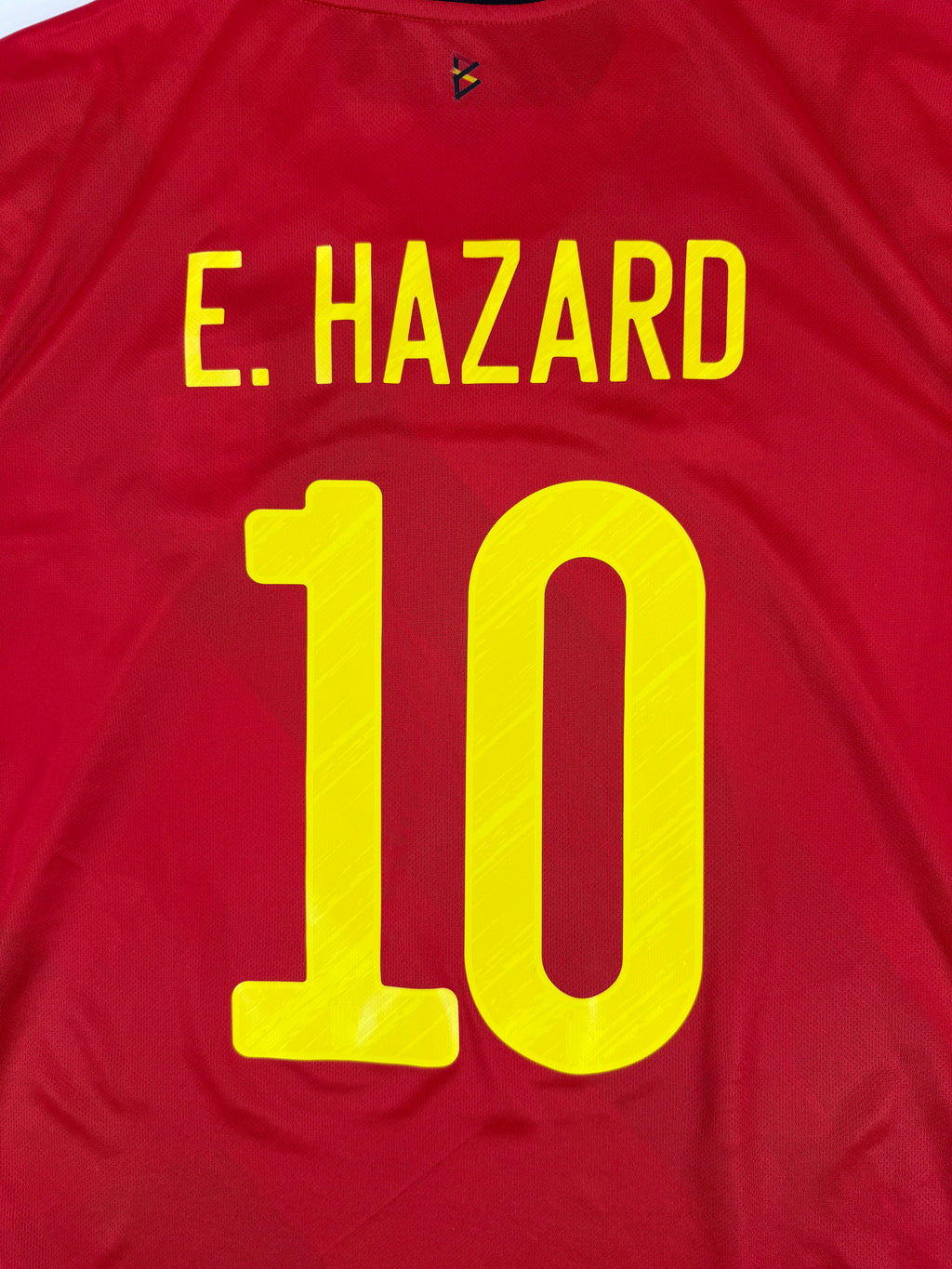 BELGIUM 2020/21 HOME SHIRT - #10 HAZARD (SIZE S)
