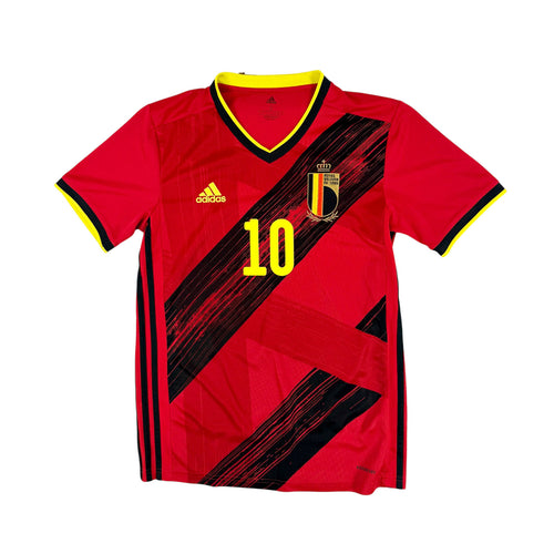 BELGIUM 2020/21 HOME SHIRT - #10 E. HAZARD