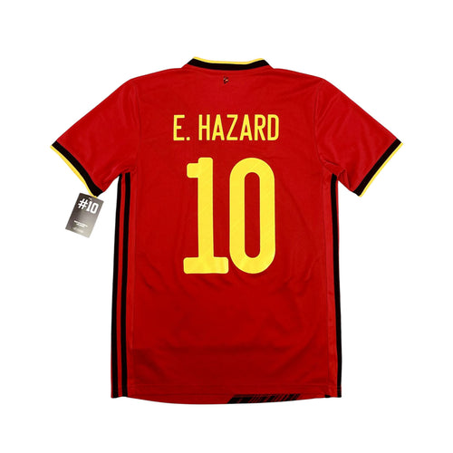 BELGIUM 2020/21 HOME SHIRT - #10 HAZARD