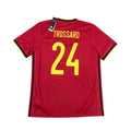 Belgium 2020 21 Home Shirt Trossard BACK