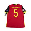 BELGIUM 2016/17 HOME SHIRT - #5 VERTONGHEN