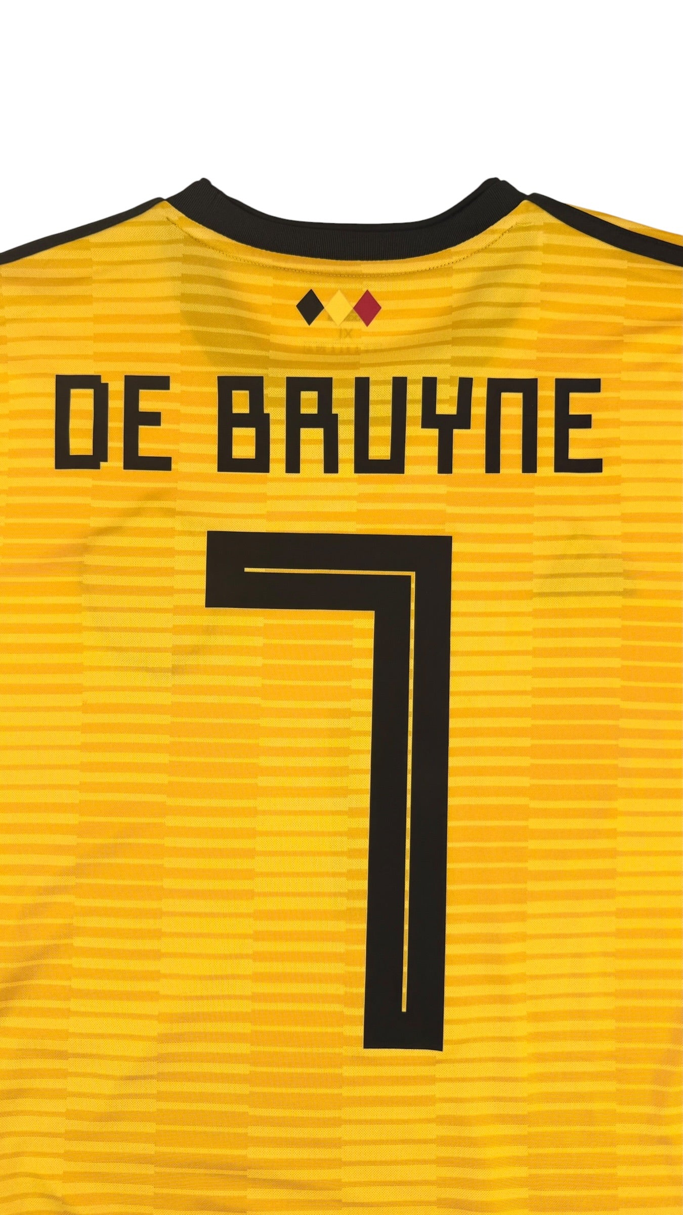 BELGIUM 2018/19 AWAY SHIRT - #7 DE BRUYNE (SIZE XL)
