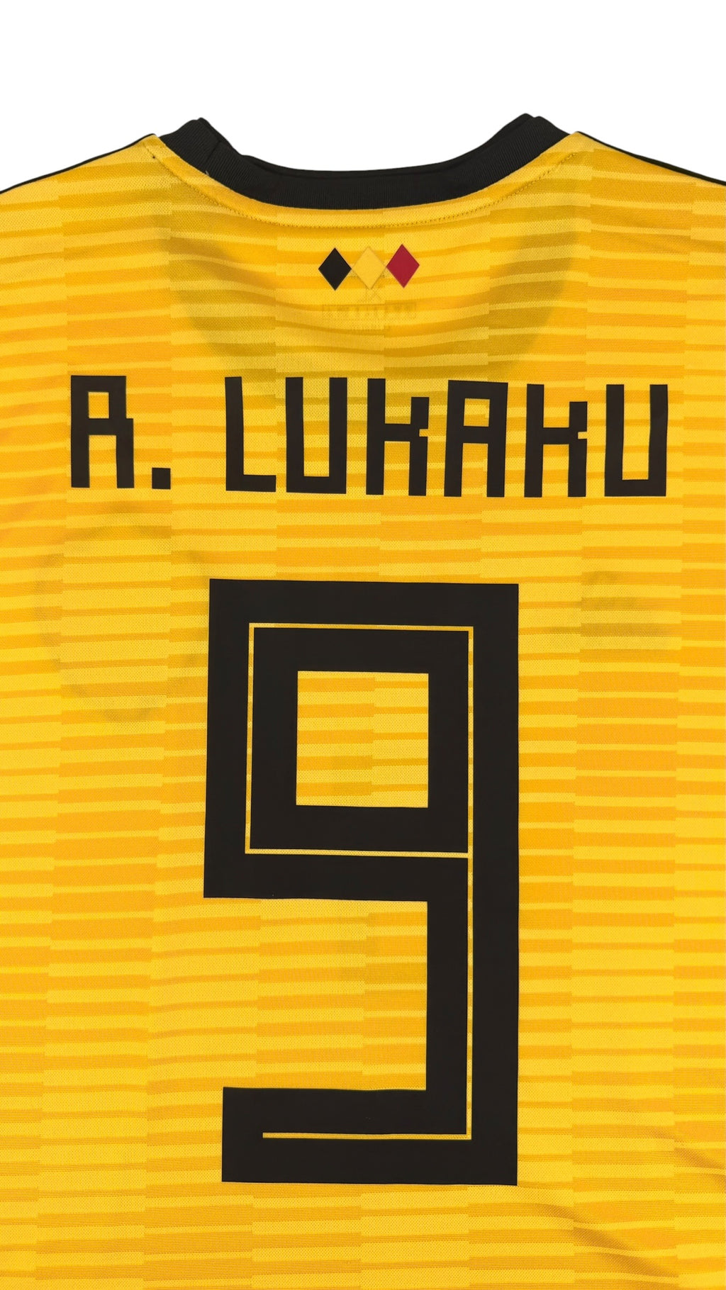 BELGIUM 2018/19 AWAY SHIRT - #9 LUKAKU (SIZE XL)