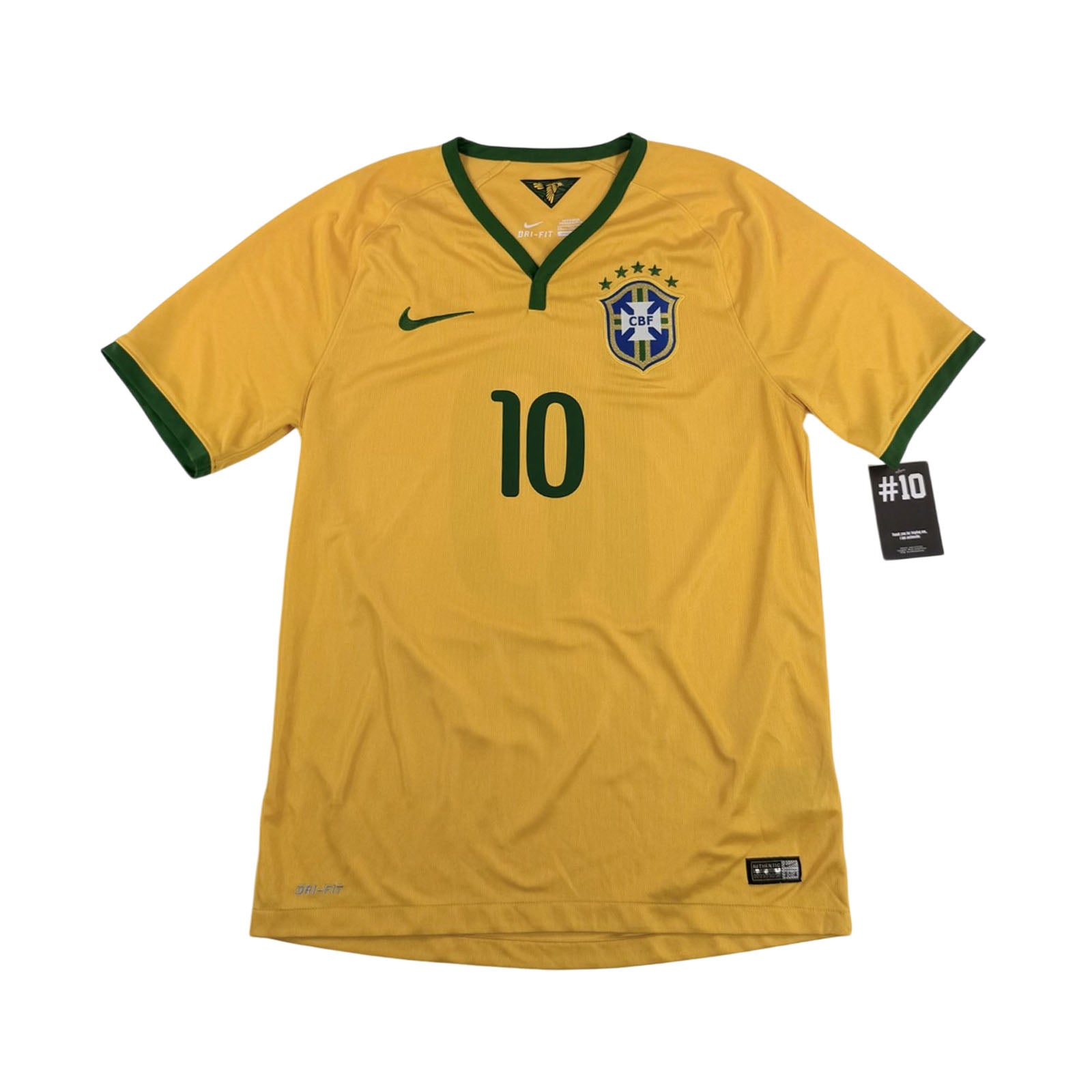 BRAZIL 2014/15 HOME SHIRT - #10 NEYMAR (SIZE XXL)