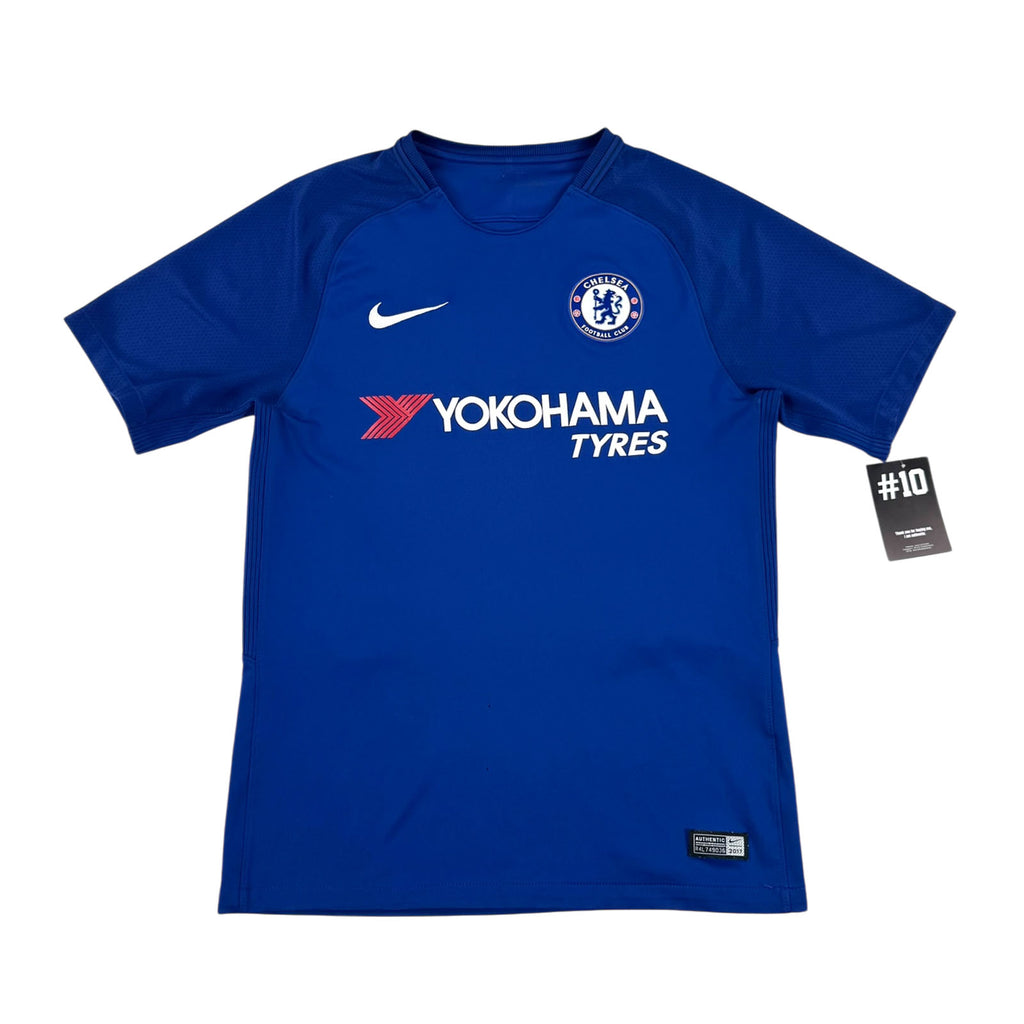 CHELSEA 2017/18 HOME SHIRT - #10 HAZARD