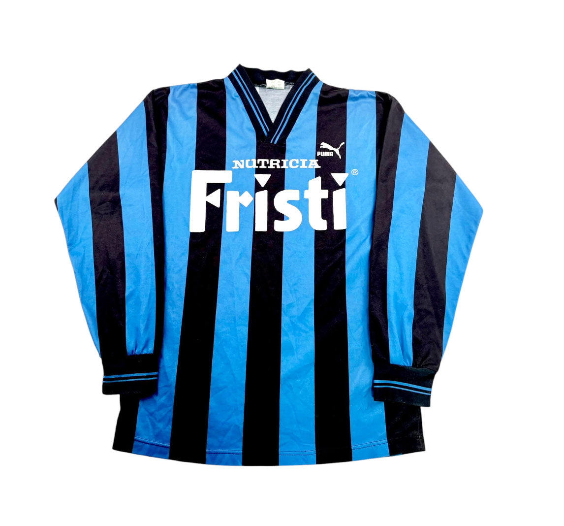 CLUB BRUGGE 1992/93 HOME SHIRT YOUTH - MATCHWORN/ISSUED #2 (SIZE M)