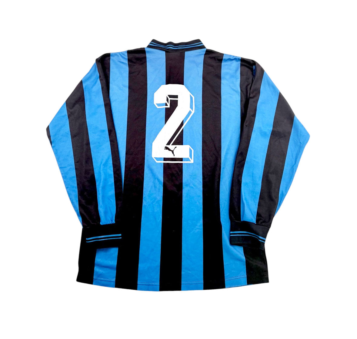 CLUB BRUGGE 1992/93 HOME SHIRT YOUTH - MATCHWORN/ISSUED #2 (SIZE M)