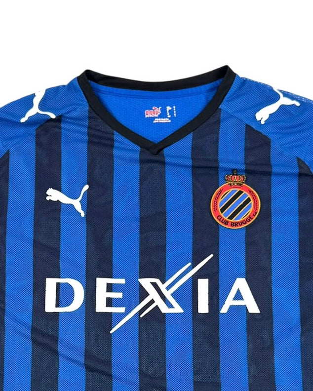 CLUB BRUGGE 2008/09 HOME SHIRT - #20 VARGAS (SIZE L)