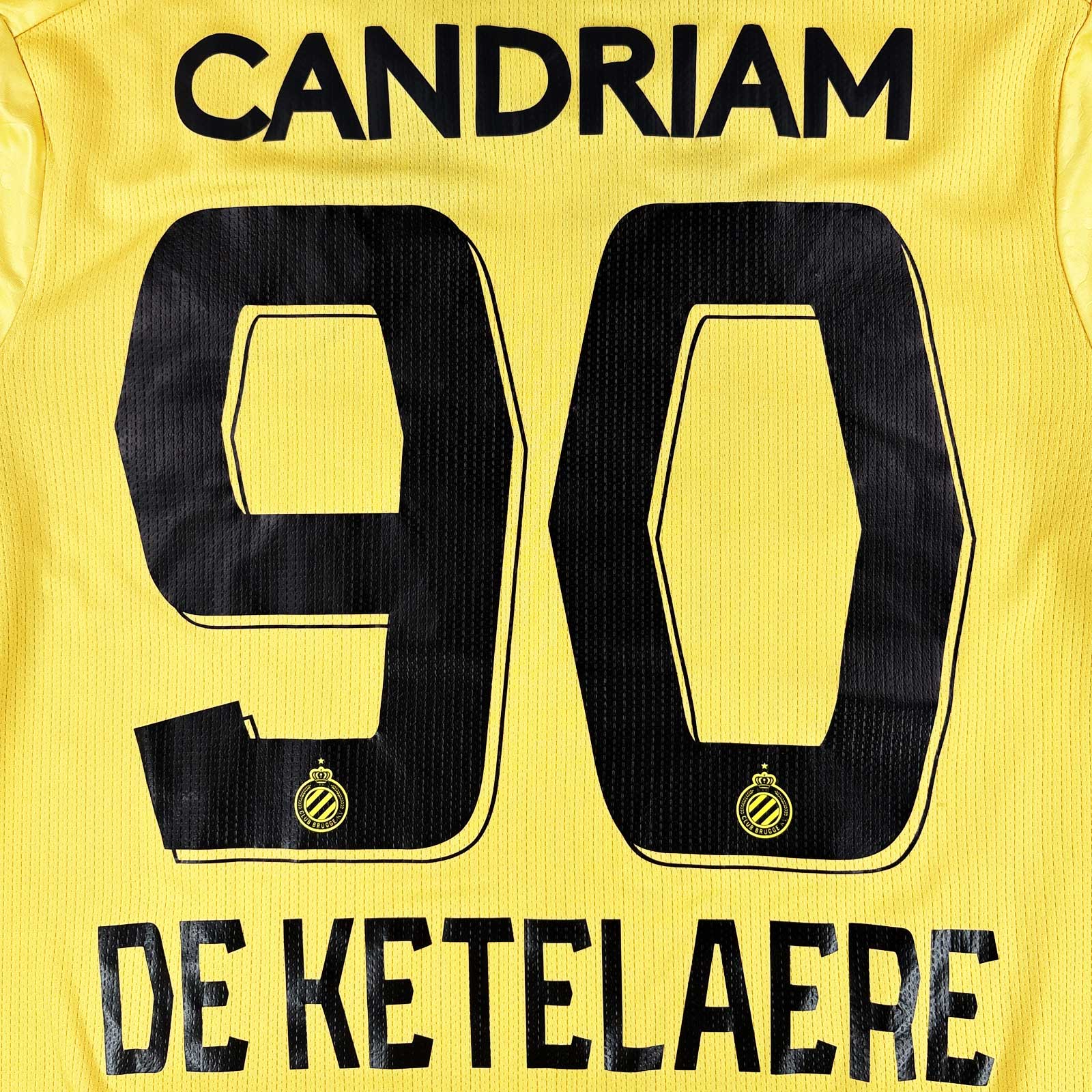 CLUB BRUGGE 2021/22 AWAY SHIRT - #90 DE KETELAERE