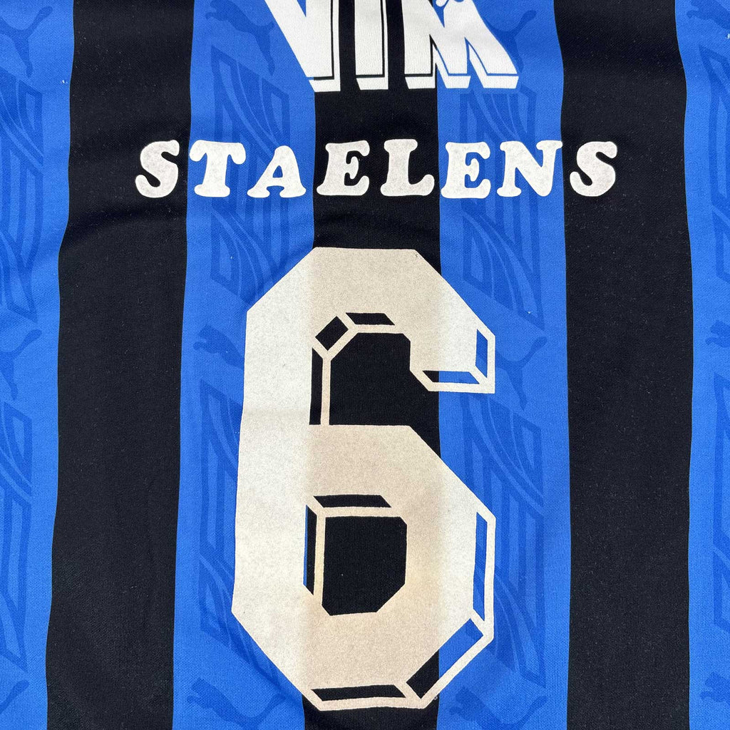 CLUB BRUGGE 1994/95 HOME SHIRT - #6 STAELENS