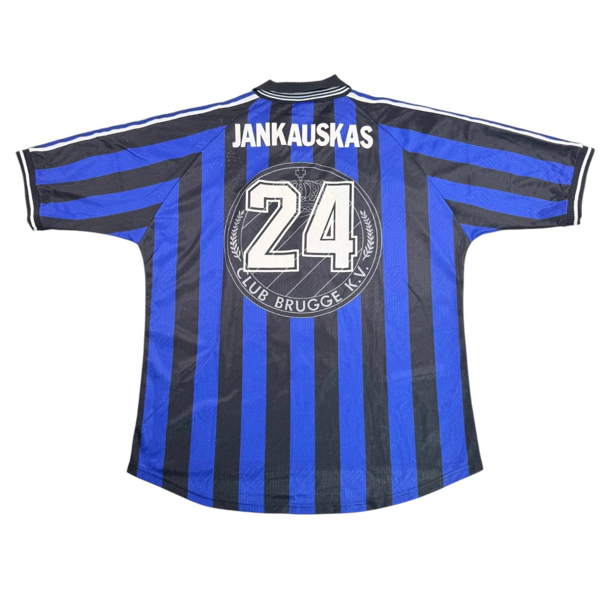 CLUB BRUGGE 1997/98 HOME SHIRT - #24 JANKAUSKAS